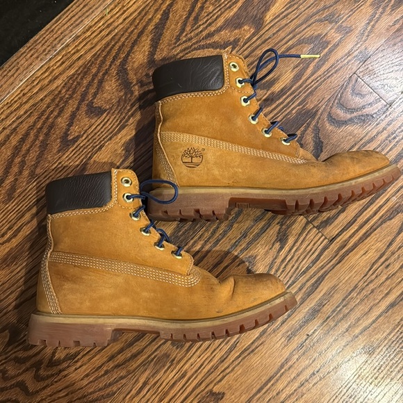 Z Timberland® men’s 7 Premium 6-Inch Waterproof Boot Leather Outdoor Work - Picture 4 of 7